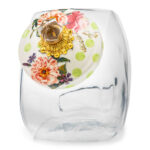 Cookie Jar Green Wildflowers