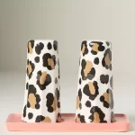 Saleros y Pimenteros de Gres Leopardo Chintzware