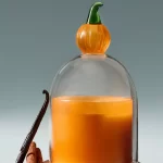 Fall Icon Cloche Pumpkin Sweet Vanilla Glass Candle
