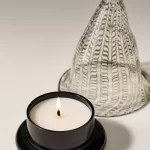 Witches Hat Amber Pumpkin & Spice Figural Glass Candle