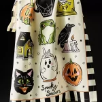 Halloween Mugs Dish Towel