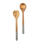 Courtly Check Salad Servers