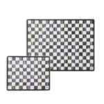 Courtly Check Glass Cutting Boards, Set of 2