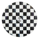 Courtly Check Glass Lazy Susan
