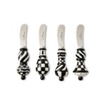 Courtly Check Party Spreaders, Set of 4