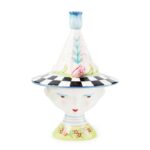 Lady Tulip Lidded Vase
