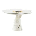 White Rabbit Ceramic Pedestal Platter