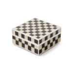 Courtly Check Silver Plated Trinket Box