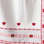 The Bistro Tile Dishtowel: Valentine's Edition