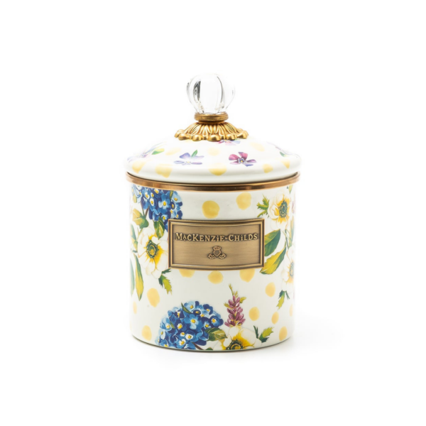 Wildflowers Yellow Small Canister