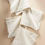 Madeline Beige Napkins, Set of 4